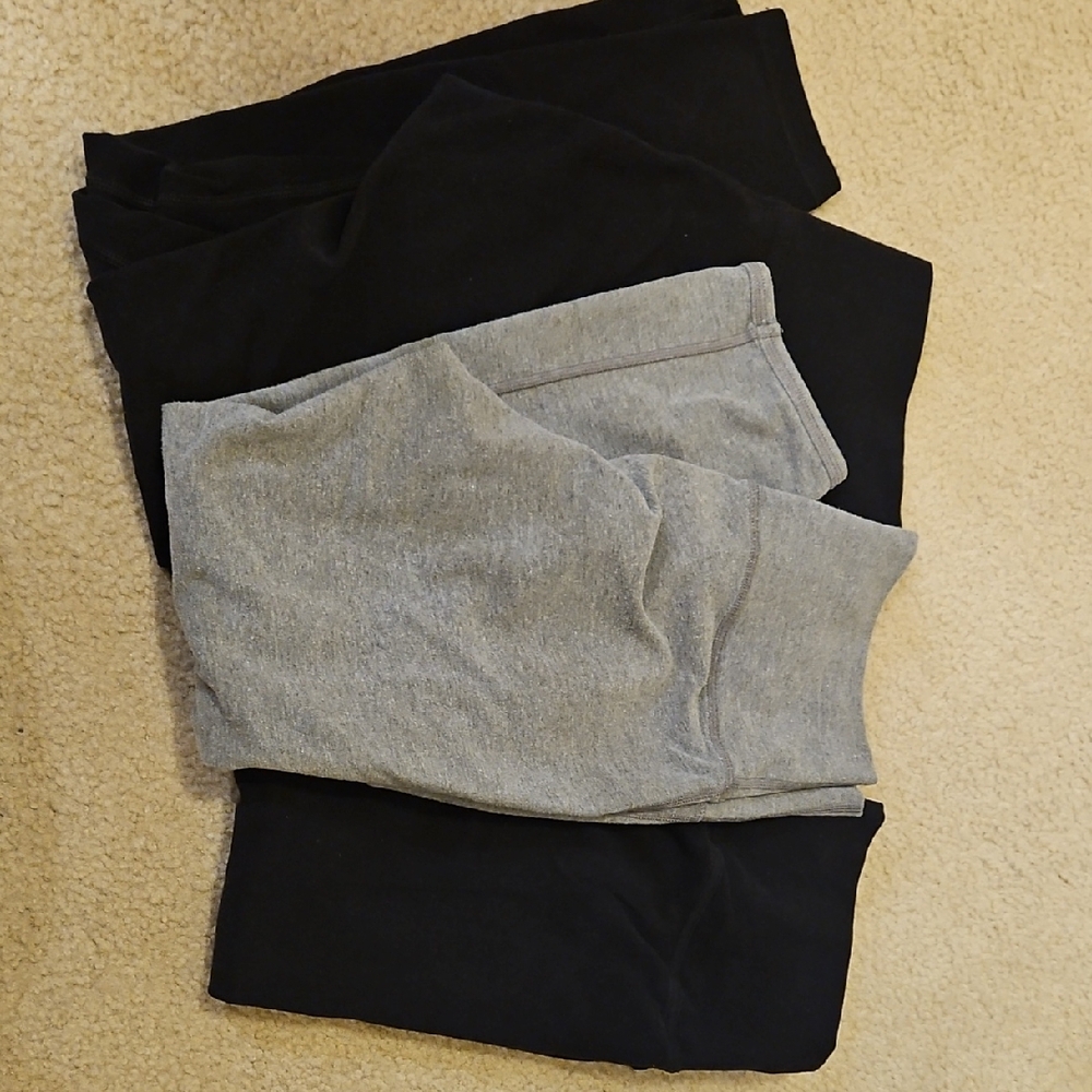 Black and Gray Leggings